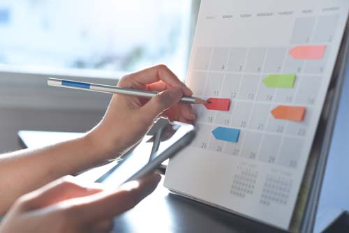 Creating a 12-Month Calendar