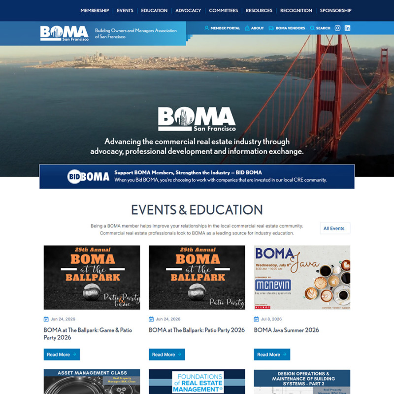 BOMA San Francisco Homepage