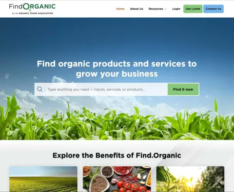 Organic Trade Association's Find.Organic