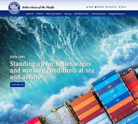 Historic Sailors Union of the Pacific Get's a Modern Digital Makeover